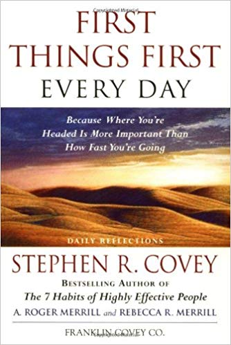 First Things First Every Day PB - Stephen R Covey